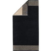 Cawö Handtücher Luxury Home Two-Tone 590 - Farbe: schwarz - 93 - Handtuch 50x100 cm