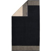 Cawö Handtücher Luxury Home Two-Tone 590 - Farbe: schwarz - 93 - Duschtuch 80x150 cm