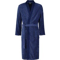 Cawö Herren Bademantel Kimono 4851 - Farbe: blau - 11 - M