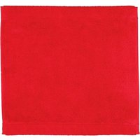 Cawö Handtücher Life Style Uni 7007 - Farbe: rot - 203 - Seiflappen 30x30 cm