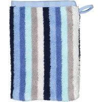 Cawö Handtücher Shades Streifen 6235 - Farbe: aqua - 11 - Waschhandschuh 16x22 cm